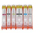 thumbnail image 1 of 6PCS Printer Ink Cartridge PGBK BK C M Y GY Reusable Smooth Output Cartridge Combo Pack for Test Paper 450-451, 1 of 5