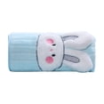 thumbnail image 1 of Tauxra 29.53X13.78In Coral Fleece Face Towel With Rabbit Patterns For Men Women Bathing Drying Hair, 1 of 6