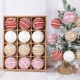 thumbnail image 4 of 2/4pcs 8cm Christmas Balls Ornament Glitter Xmas Tree Hanging Balls Pendant For Christmas Party Home Decor New Year Navidad Gift, 4 of 5