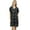 Black, variant on Womens Floral Black Satin Kimono Bridesmaid Drawstring Cover Up Kaftan-12