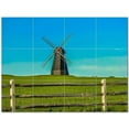 thumbnail image 1 of Windmill Ceramic Tile Mural Kitchen Backsplash Bathroom Shower 401941-XL43, 1 of 3