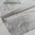 thumbnail image 3 of Fundas de almohada King Linens, 100% lino francés, gris, 50 x 100 cm, paquete de 2, 3 of 6