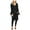 Black - richblack, variant on 1.STATE Womens Tie Sleeve Cardigan Sweater, Black, Medium