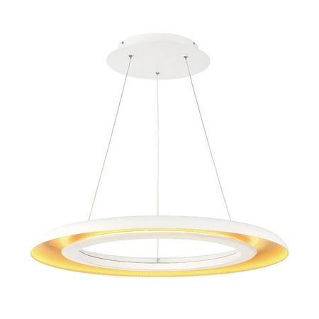 

Wac Lighting Pd-21828 Omega 28 Wide Integrated Led Ring Chandelier - Gold