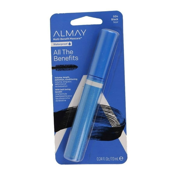 Máscara para pestañas Almay One Coat Waterproof 504 Black 7 ml