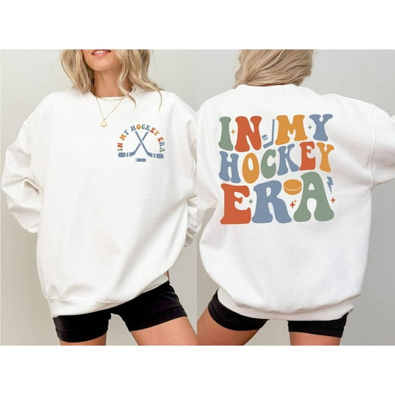 TeeFit In My Hockey Mom Era Sweatshirt, Ice Hockey Mom Sweater, Game Day Hockey Sweater, Sports Mom Gifts, Hockey Mama Sweater, Hockey Season Sweat T-Shirt And Sweatshirt All Size S-5Xl