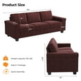 thumbnail image 4 of 90" Sofa Couch, Modern Upholstered Sofa 3 Seater Sofa For Living Room Apartment Office, 4 of 10