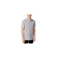 thumbnail image 1 of Vince Camuto Mens Striped Button Up Shirt, Grey, Medium, 1 of 1