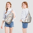 thumbnail image 2 of Nautical Night Sea Creatures Backpack - Glow-in-the-Dark Shark & Dolphin, 2 of 4