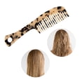 thumbnail image 5 of Unique Bargains 1 Pc Long Handle Hair Comb White Acetate Sheet, 5 of 5