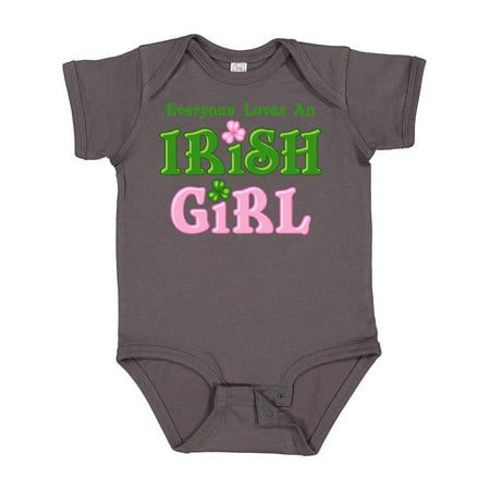 

Inktastic Loves an Irish Girl Girls Baby Bodysuit
