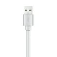 thumbnail image 2 of XYST XYS-M4604F Charge and Sync USB to Micro USB Flat Cable, 4 ft. (White), 2 of 5