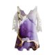 thumbnail image 4 of Elegante mujer casual cremallera cuello impresión blusa encaje manga corta camiseta verano Tops OAVQHLG3B Store  lin121212, 4 of 4