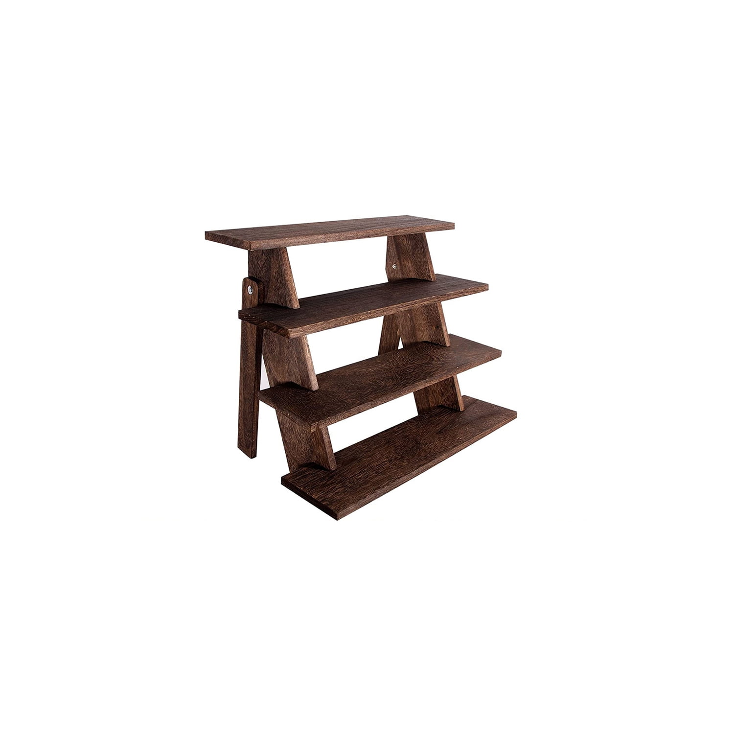 Wooden Display Stand Wood Cupcake Stands Tool Free, Rustic Risers for  Display Ideal Craft Funko Pop Shelves Table Display Stand for Vendors Wood  Riser