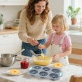 thumbnail image 1 of for Home Party Use Festive Wreath Design Silicone Tray with 6 Freezer Cubes for Drinks And Easy Release Cleaning, 1 of 3