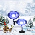 thumbnail image 2 of Luz LED giratoria de copo de nieve para jardín - Proyector de luces LED para nevadas, 2 of 10