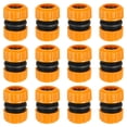 thumbnail image 1 of Conector de reparación de manguera 11/16", 5 piezas, conectores de manguera de jardín de plástico, Marigold, 1 of 1