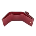 thumbnail image 2 of New Fendi Calf Leather F Logo Barola Red Micro Trifold Wallet 8M0395, 2 of 5