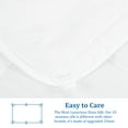 thumbnail image 5 of REGALWOVEN Duvet Insert Soft Lightweight Down Substitute Comforter for All Seasons White Queen, 5 of 8