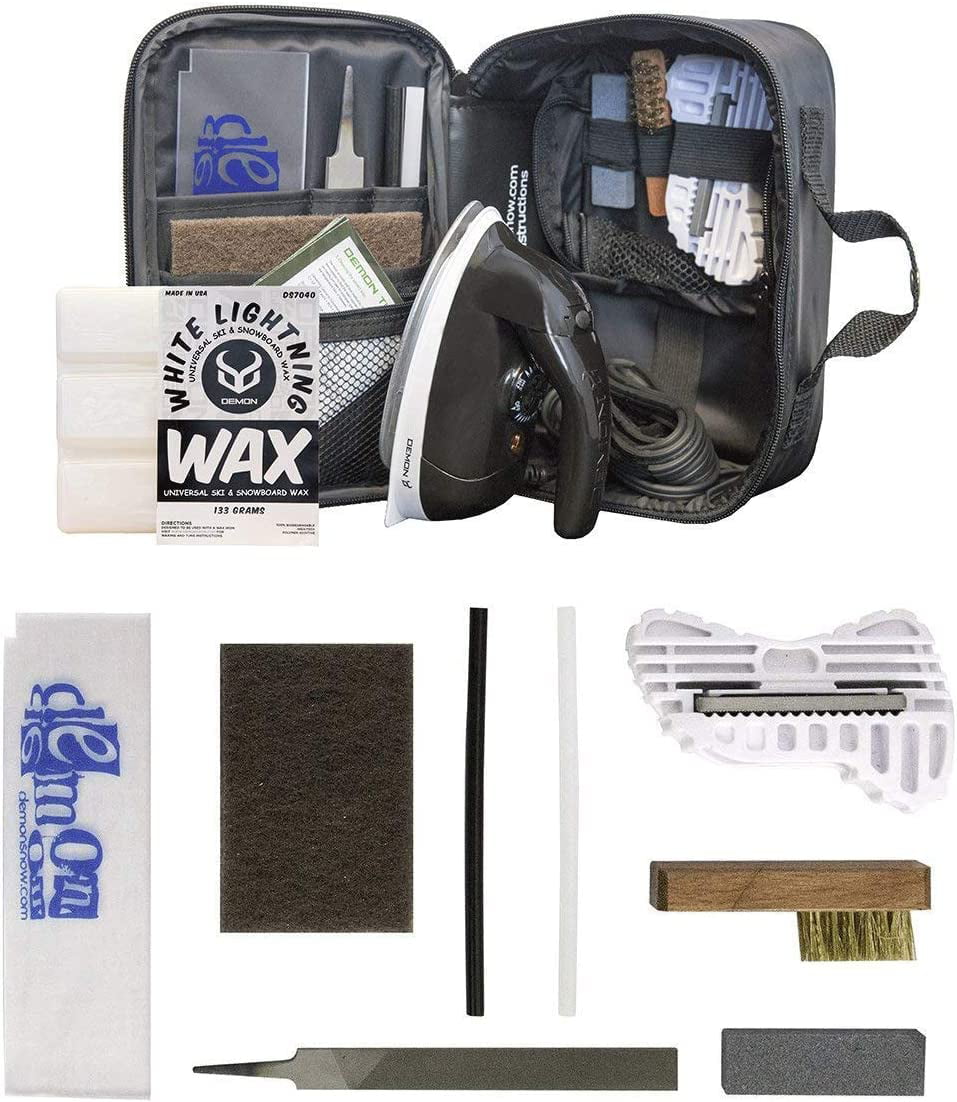 Demon Complete Basic Kit with Wax- Everything Needed to do a Basic Tune and Wax for Your and Snowboard - Walmart.com