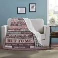 thumbnail image 2 of LHSHID Personalized Love Blanket Throw to My Mum from Daughter I Love You with All My Heart Lightweight Throws for Couch, 2 of 4