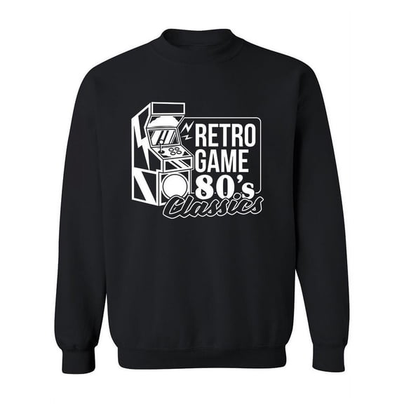 Retro 80's Game Classics Sweatshirt Women -Image by Shutterstock, Female XX-Large