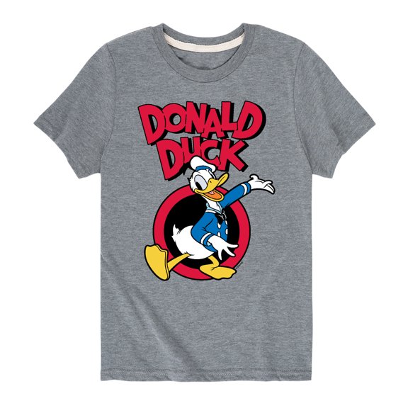 Mickey & Friends - Donald Duck - Toddler And Youth Short Sleeve Graphic T-Shirt