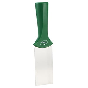 Vikan 2" Handle Mounted Stainless Steel Scraper - Green (4 Units)