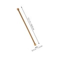 thumbnail image 2 of HONMEET 8Pcs Natural Wood Tapestry Rods Elegant Design for Wall Hanging Decor, 2 of 8