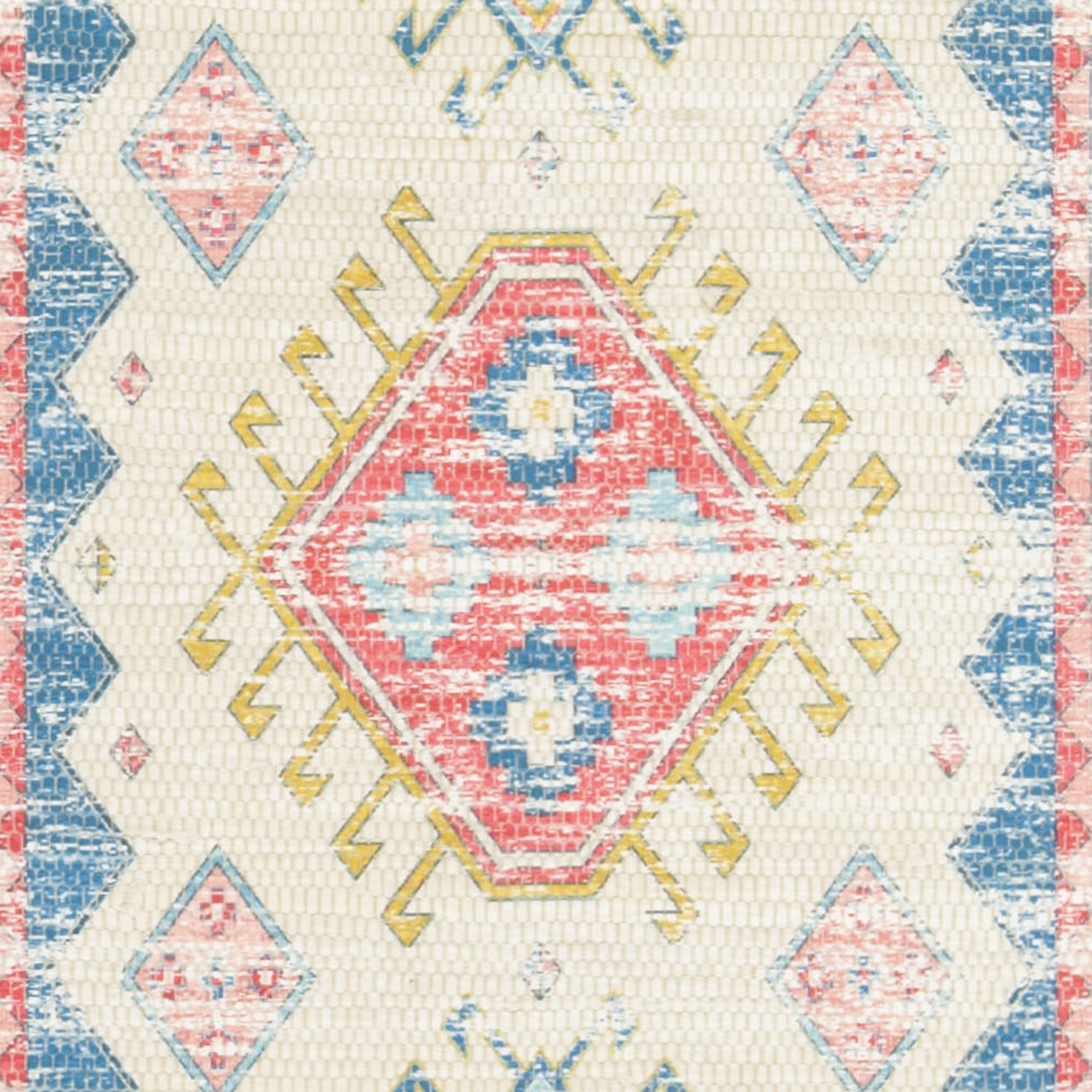 Safavieh Saffron Ruth Overdyed Geometric Area Rug or Runner