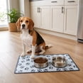 thumbnail image 3 of Vibrant Life Vinyl Pet Food Placemat, Blue Paws, 20" x 11.5", 3 of 8