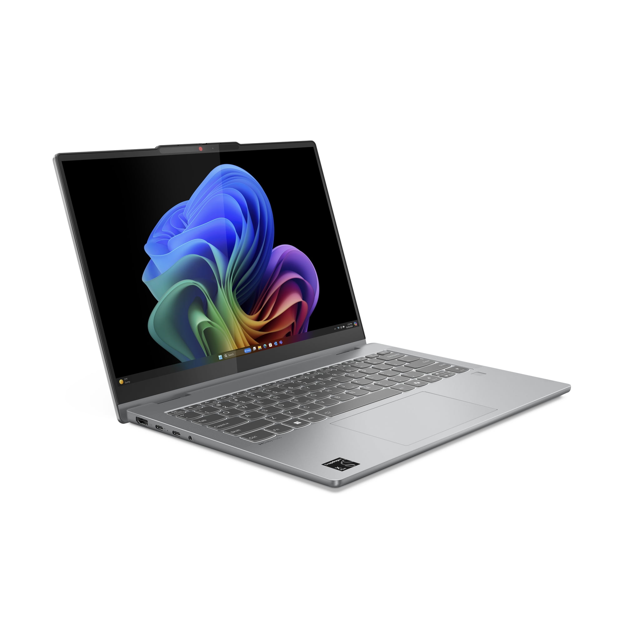 Open Box Lenovo Ideapad 5x 2-in-1 14" WUXGA OLED Touchscreen Copilot+ PC Qualcomm Snapdragon X Plus 16GB/ 1TB SSD Luna Grey 83GH0009US