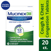 Best Dry Cough Medicines - Mucinex DM 12 hour Cough and Chest Congestion Review 