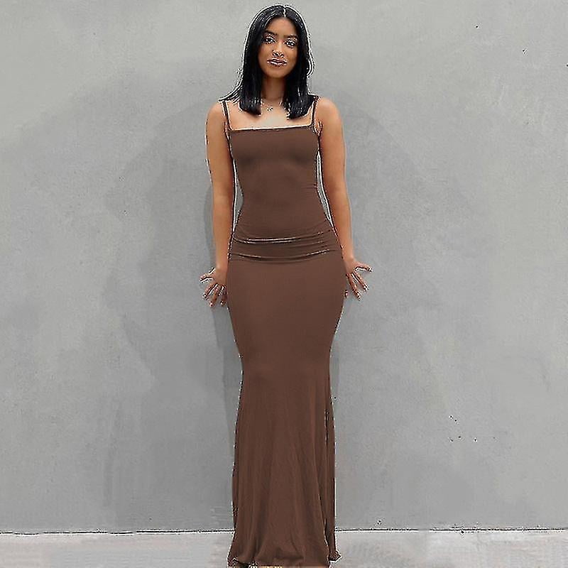 long slim dress