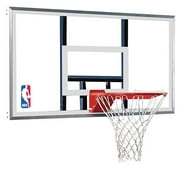 Angle View: Spalding 79465 NBA 54 Inch Basketball Backboard and Rim Combo