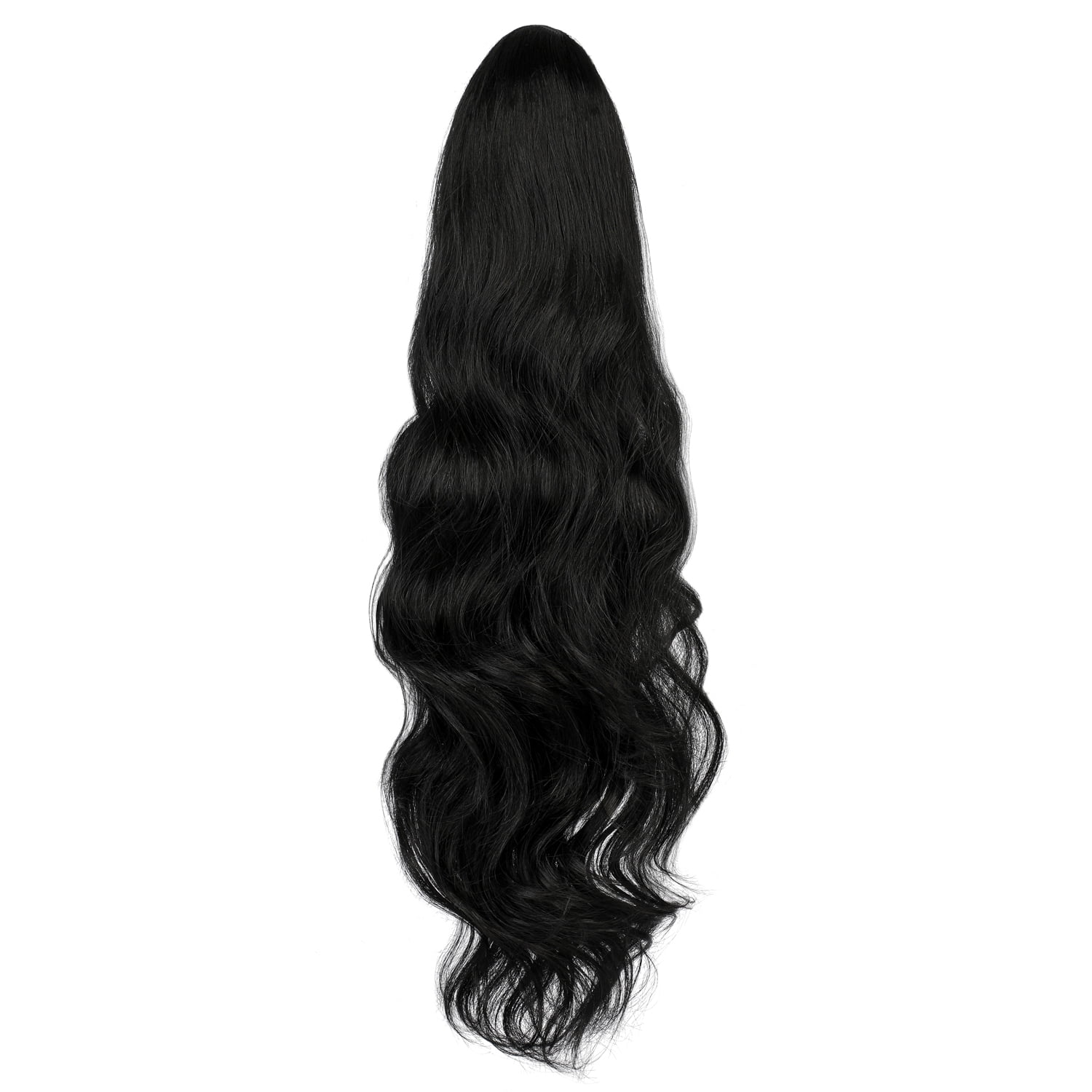 Dulchany 22" Long Wavy Drawstring Ponytail, Women Natural Soft Clip in Ponytail Extension Synthetic Hair Extensions Hairpie
