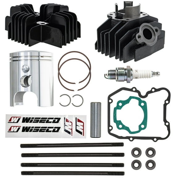 Niche Cylinder Head Wiseco Piston Gasket Stud Kit for Yamaha PW80 Big Wheel BW80 MK1012506