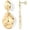 Yellow Gold, variant on 14K Gold Plated 925 Sterling Silver Column Tear Drop Dangle Earrings| Lightweight Hammered Dangle Earrings for Women
