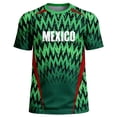 thumbnail image 2 of LEKWK Mexico Jersey Men Short Sleeve Quick-Dry International Football Shirts Breathable Loose Game Day Athletic Shirts Fan Mexico Soccer Jersey Collection, 2 of 7