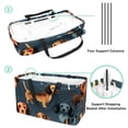 thumbnail image 4 of Dachshund Large Capacity Foldable Oxford Cloth Decorative Box - Reusable Picnic Basket, Shopping Basket, and Storage Basket, 4 of 7