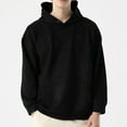 thumbnail image 3 of gvdentm Mens Hoodies with Zipper Men's Sport Long Sleeve Full Zip Hoodie Sweatshirt Black,M, 3 of 4