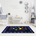 thumbnail image 7 of HOMERRY Kids Playroom Rug 5'x7' ABC Alphabet Educational Rug for Playroom Thick Non Slip Boy & Girl Learning Carpet for Bedroom Classroom, Navy Blue, 7 of 7