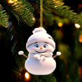 thumbnail image 5 of Fiudx Adorno para Árbol de Navidad, Adornos Festivos de Papá Noel y Muñeco de Nieve, Decoración Navideña Caprichosa, Versátil para El Hogar o La Oficina, Regalo Ideal para Navidad, Colgante de 1 Piez, 5 of 5