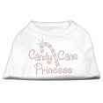 thumbnail image 4 of Christmas Pet Dog  Cat Shirt Rhinestone, "Candy Cane Princess", 4 of 10