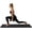 Black 56x24 inch, variant on PVC Hanging Fitness Mat - 5mm Thick Wall Mounted Exercise Mat for Stretching Group Training and Low Impact Workouts - Black