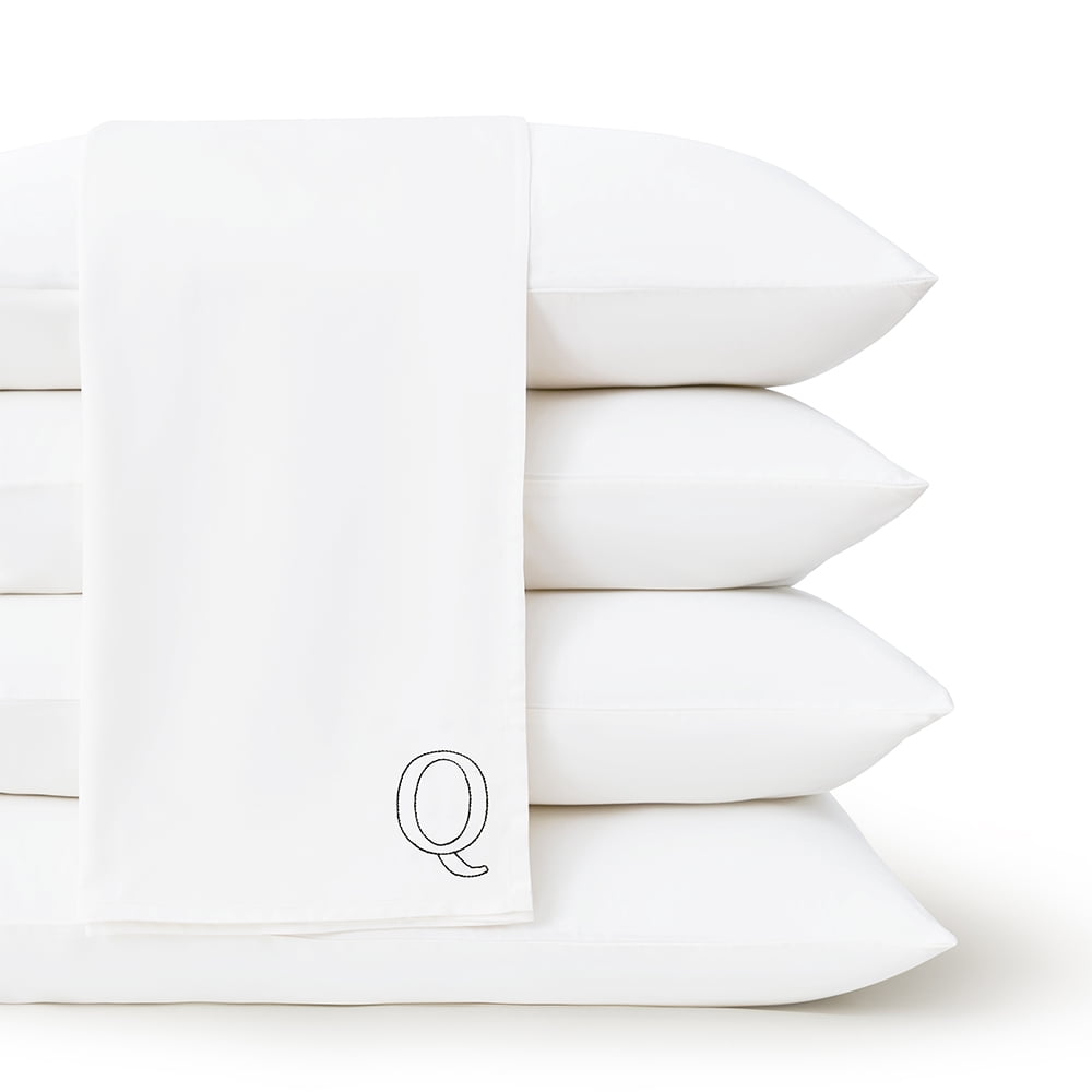 Bambusa: 100% Bamboo Viscose 7-Pcs Bedding Set | Ultra Soft & Cooling | Deep Pocket Fitted Sheet | (Queen, White Sheet Set)