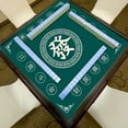 thumbnail image 3 of Mahjong Mat, Anti Slip and Noise Reduction Table Cover, 31.5" L x 31.5" W (80cm X 80cm) Mahjong Accessories Tablecloth for Mahjong, Poker, Card Games, Board Games and Dominoes, 3 of 5