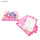 thumbnail image 1 of Juego de vajilla con temática de poni rosa para niños y niñas, servilleta, Taza y plato, suministros de decoración de recuerdo de fiesta, feliz cumpleaños y Baby Shower, 1 of 4