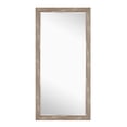 thumbnail image 4 of Rustic Mirror, 65"LX32"W Full length Mirror, Faux Wood Mirror, Farmhouse Mirror, Large Mirror, Floor Mirror for Home, Standing Mirror for Bedroom, Mirrors Wall Mirror by Naomi Home - Natural, 4 of 14