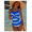 Blue, variant on Women's Black White Color Block Bow Detail Retro One Piece Swimsuit